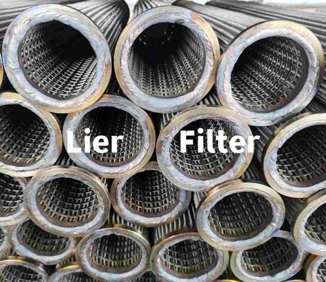 High Temp Resistance Stainless Steel Pleated Filter Element Abrasion Proof