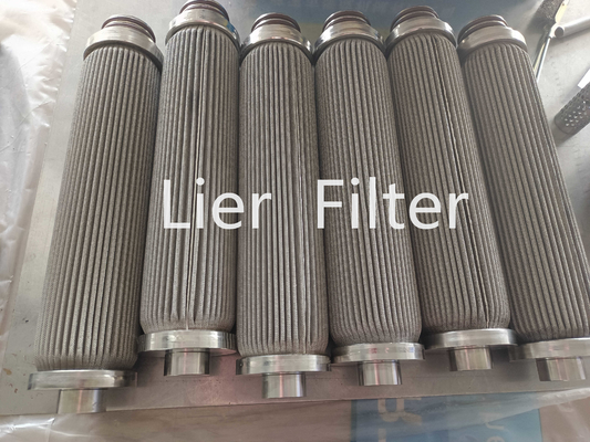 Anti Corrosion 0.2um-120um Pleated Filter Element For Polymer Melts